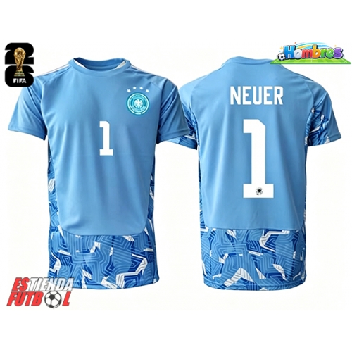 Alemania Manuel Neuer #1 Portero Segunda Equipación Mundial 2026 Manga Corta